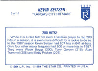 1988 Star Kevin Seitzer Kevin Seitzer #5