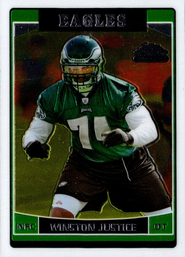 2006 Topps Chrome Winston Justice #210 Rookie