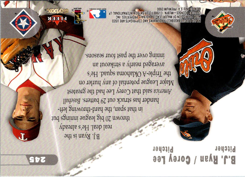 2000 SkyBox B.J. Ryan/Corey Lee