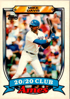 1989 Topps Ames 20/20 Club Mike Davis #12