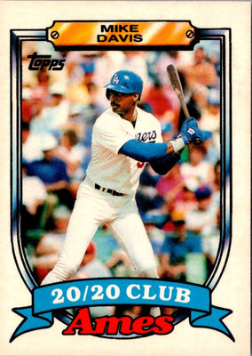 1989 Topps Ames 20/20 Club Mike Davis #12