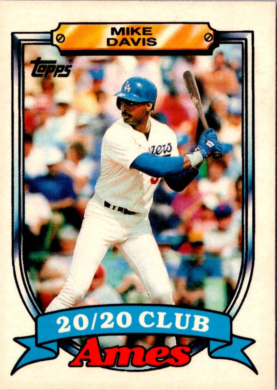1989 Topps Ames 20/20 Club Mike Davis #12