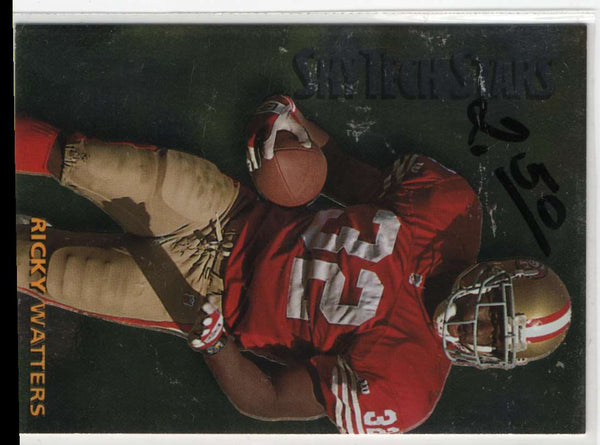 1994 SkyBox Premium SkyTech Stars Ricky Watters #ST-17