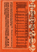 1988 Topps Greg Brock #212