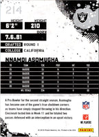 2010 Score Nnamdi Asomugha #214