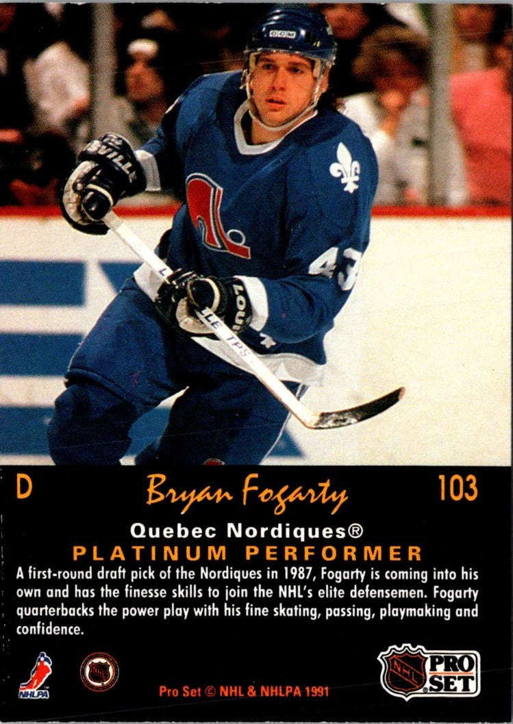 1991 Pro Set Platinum Bryan Fogarty