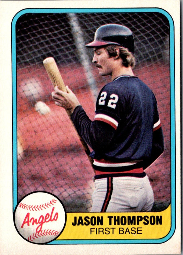 1981 Fleer Jason Thompson #278