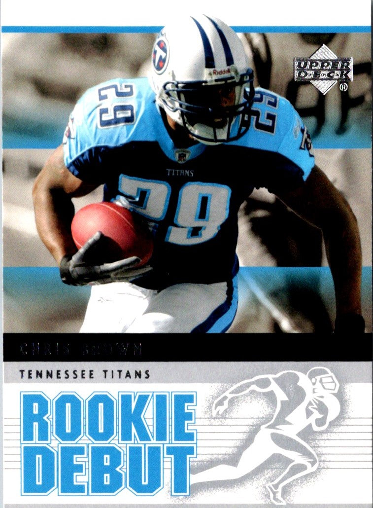 2005 Upper Deck Rookie Debut Gold 150 Chris Brown