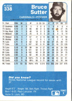 1984 Fleer Bruce Sutter #338