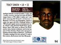 1991 Proset World League Tracy Simien #94