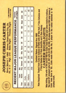 1985 Donruss Joe Carter