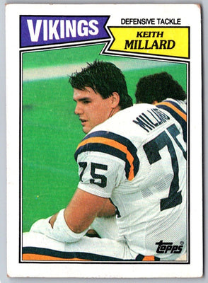 1987 Topps Stickers Keith Millard/Earnest Jackson #126 / 276