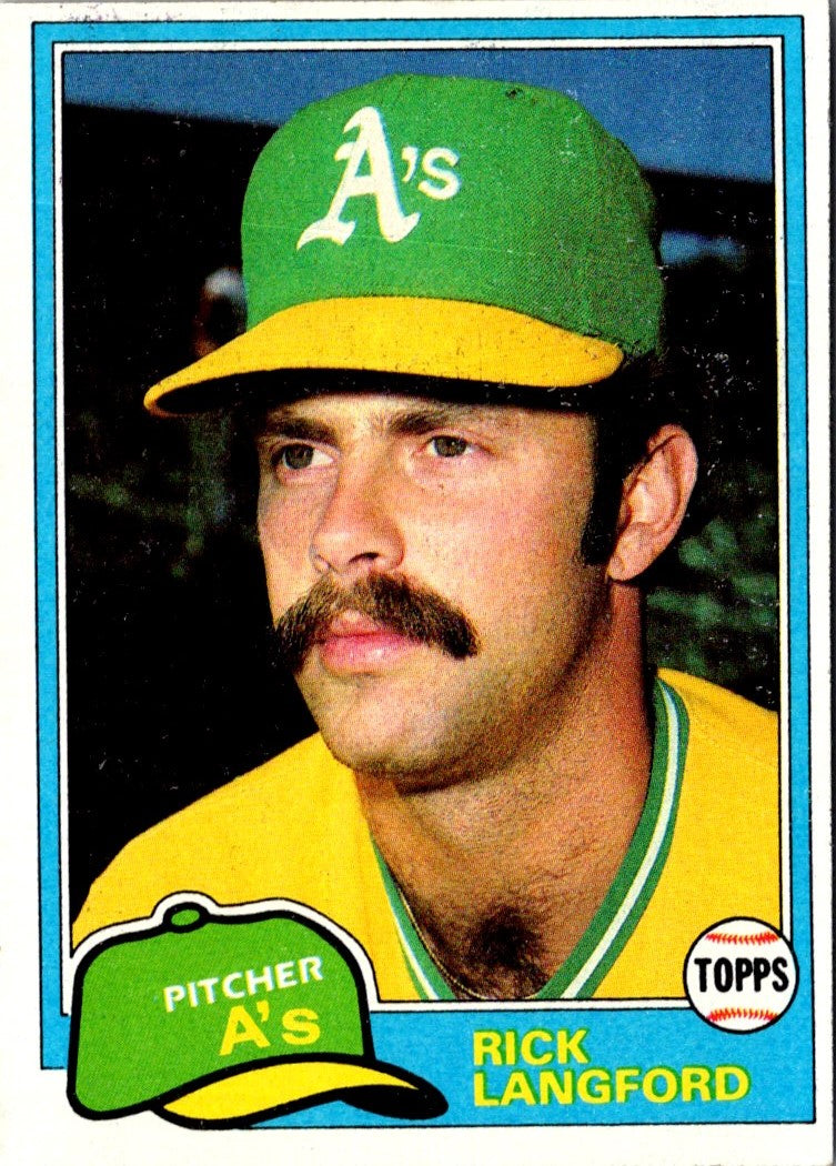 1981 Topps Rick Langford