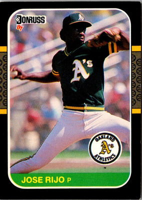 1987 Donruss Jose Rijo #55