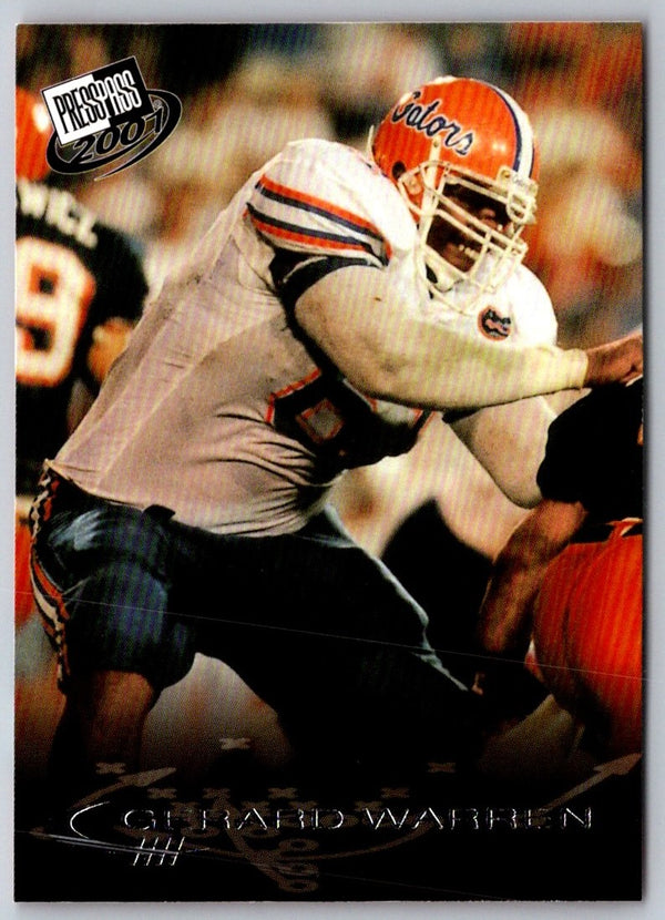 2001 Press Pass Gerard Warren #41