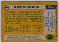1982 Topps Kevin House #501