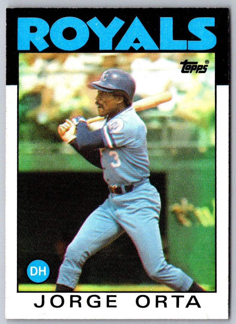 1986 Topps Jorge Orta