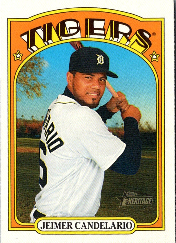 2021 Topps Heritage Jeimer Candelario #389