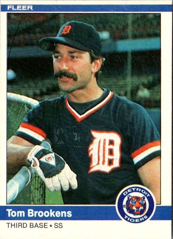 1984 Fleer Tom Brookens #78