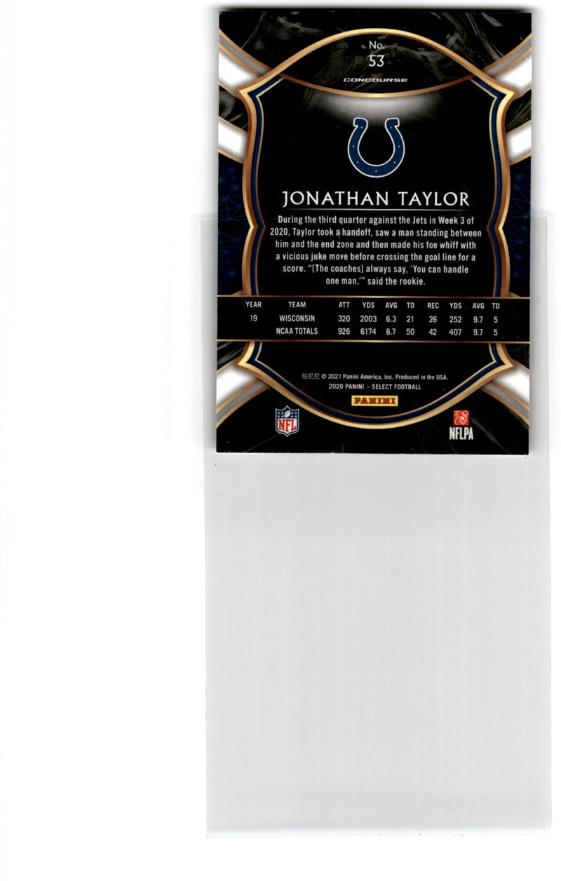 2020 Panini Select Jonathan Taylor