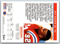1992 Pro Set Ray Agnew #244
