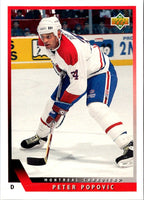 1993 Upper Deck Peter Popovic #445 Rookie