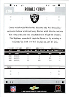 2005 Score Ronald Curry #208