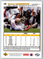 1995 Upper Deck Darren Carrington #338