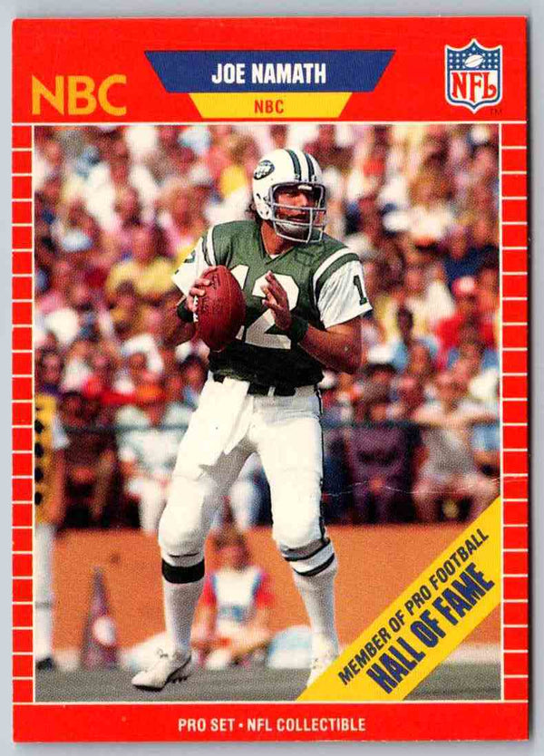 1989 NFL Proset Joe Namath #25