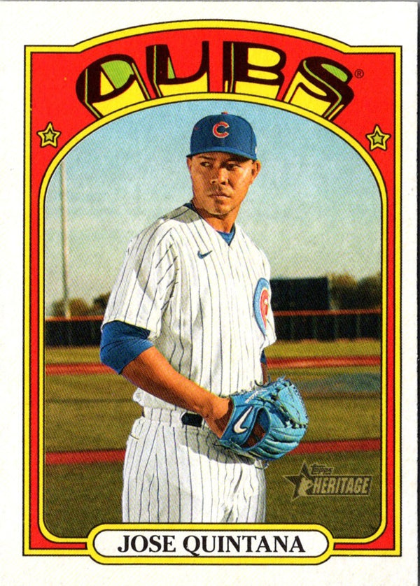 2021 Topps Heritage Jose Quintana #196