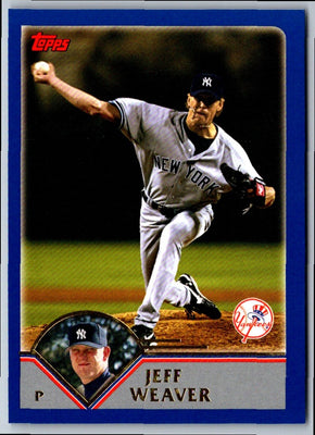 2003 Topps Jeff Weaver #529