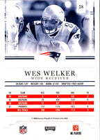 2008 Playoff Prestige Wes Welker #58
