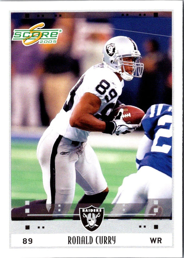 2005 Score Ronald Curry #208