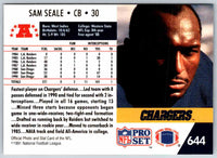 1990 Proset Sam Seale #644