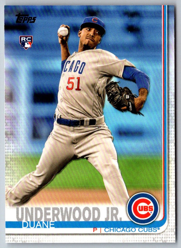 2019 Topps Duane Underwood Jr. #315 Rookie