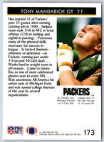 1992 Pro Set Tony Mandarich #173