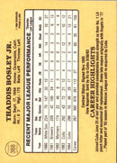 1985 Donruss Thad Bosley