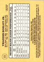 1985 Donruss Thad Bosley #388