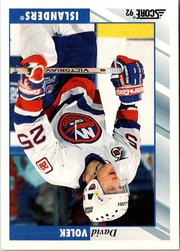 1992 Score David Volek #166