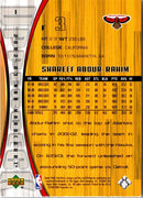 2002 Upper Deck Hardcourt Shareef Abdur-Rahim
