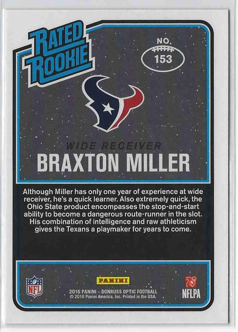 2016 Donruss Optic Braxton Miller