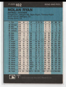 1986 Fleer Star Stickers Nolan Ryan