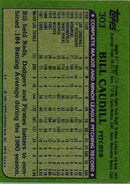 1982 Topps Bill Caudill