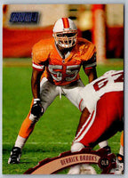 1997 Topps Stadium Club Football Derrick Brooks #155