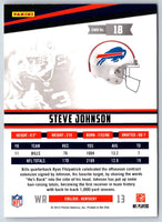 2012 Panini Rookies & Stars Steve Johnson #18