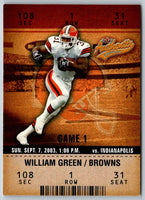 2003 Fleer Authentix William Green #35