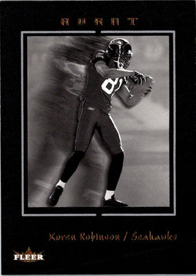 2003 Fleer Avant Black Koren Robinson #28 024/199