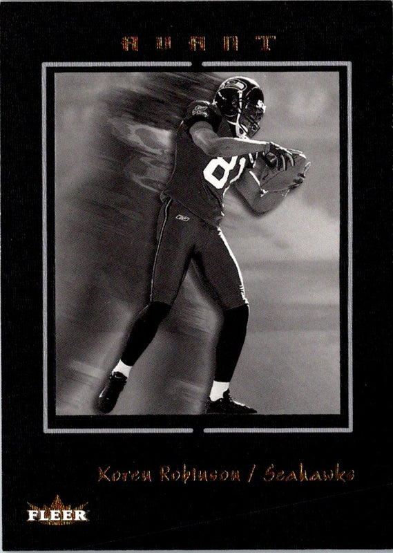 2003 Fleer Avant Black Koren Robinson #28 024/199