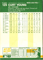 1987 Fleer Star Stickers Curt Young #129