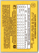 1987 Donruss Calvin Schiraldi